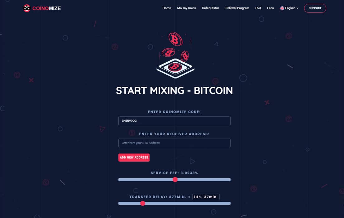 Comience a mezclar sus bitcoins con Coinomize